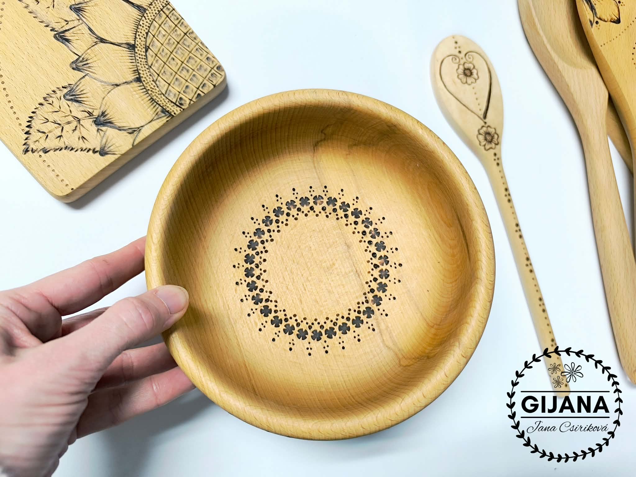 Dřevěné výrobky s vypalováním GiJana